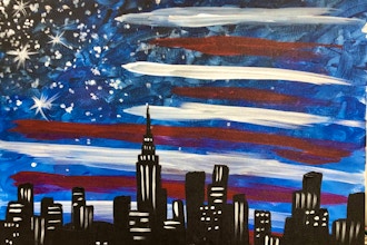 BYOB Painting: NY American Skyline (UWS)